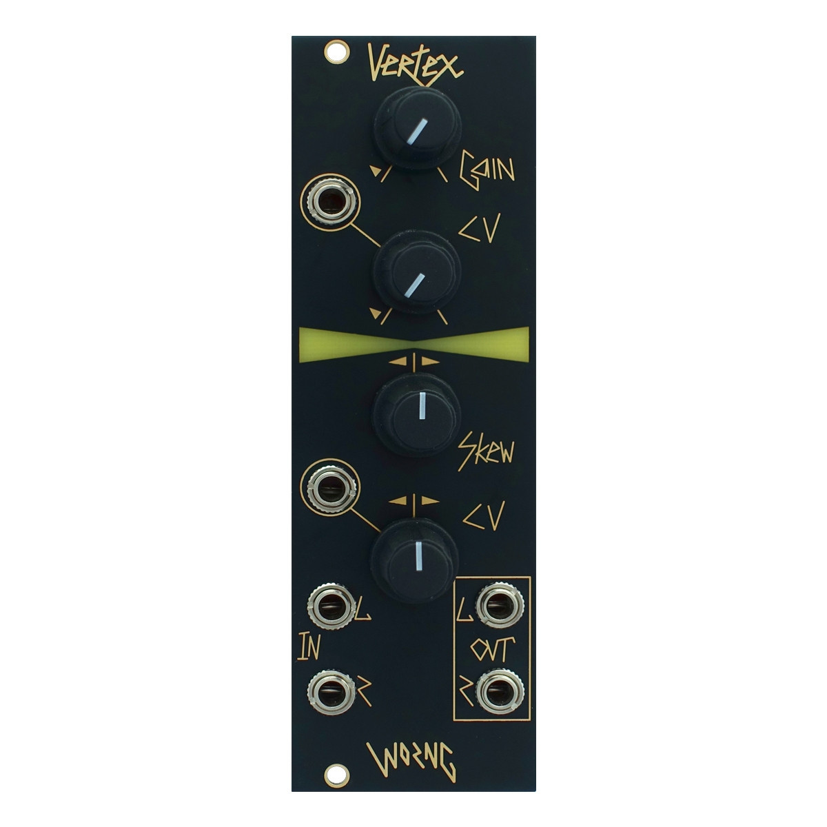 Worng Electronics Vertex Eurorack Stereo VCA Module
