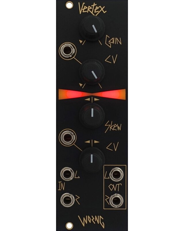 Worng Electronics Vertex Eurorack Stereo VCA Module
