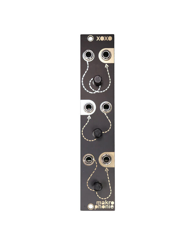 XOXO Modular  Makrophonie Triple Preamp Eurorack Module