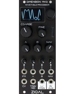 Ziqal Wavetable Processor Eurorack Module