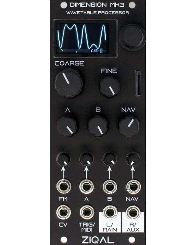 Ziqal Wavetable Processor Eurorack Module