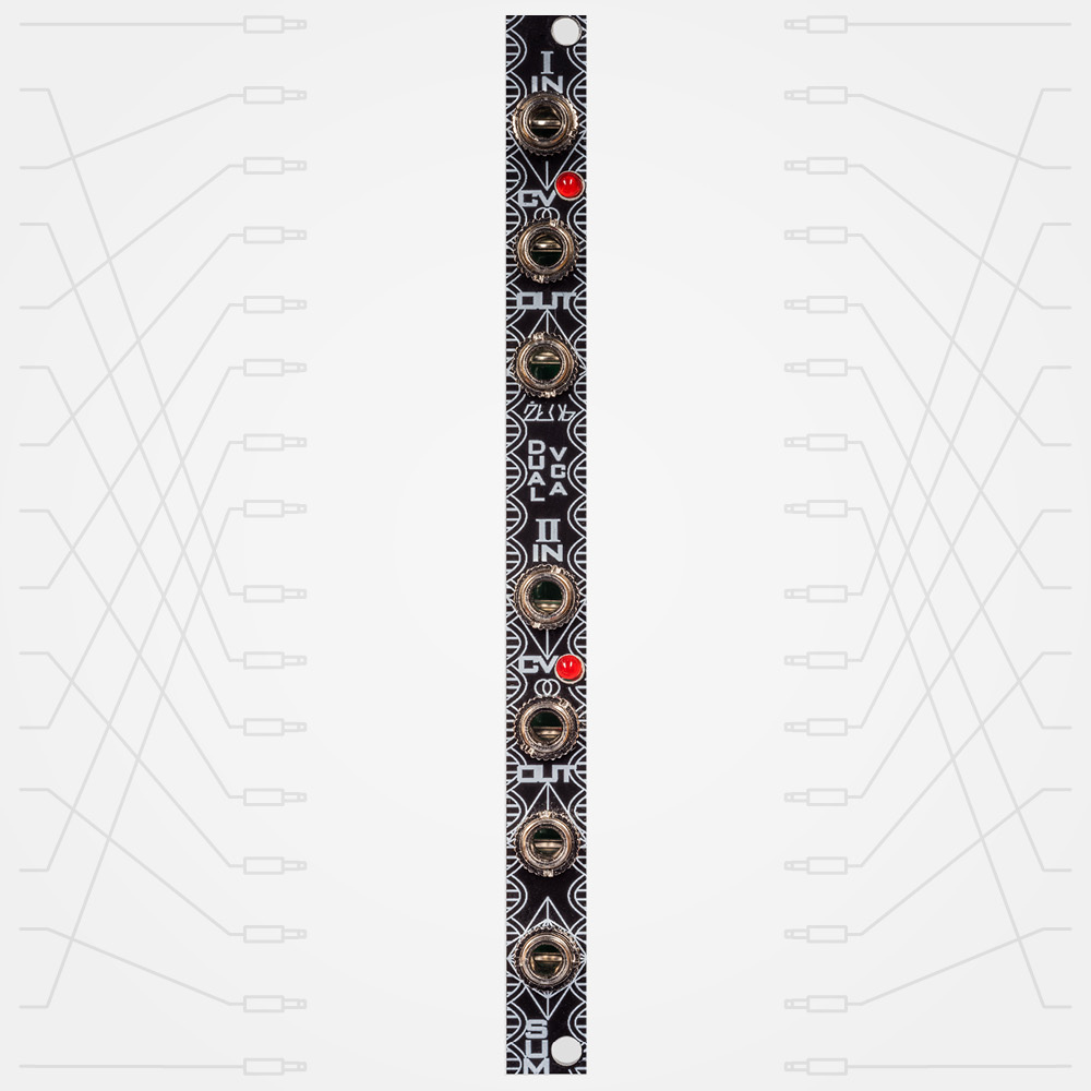 Zlob Modular  Dual VCA Eurorack Module