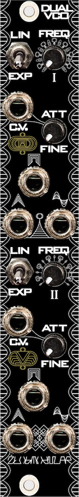 Zlob Modular Dual VCO Eurorack Module
