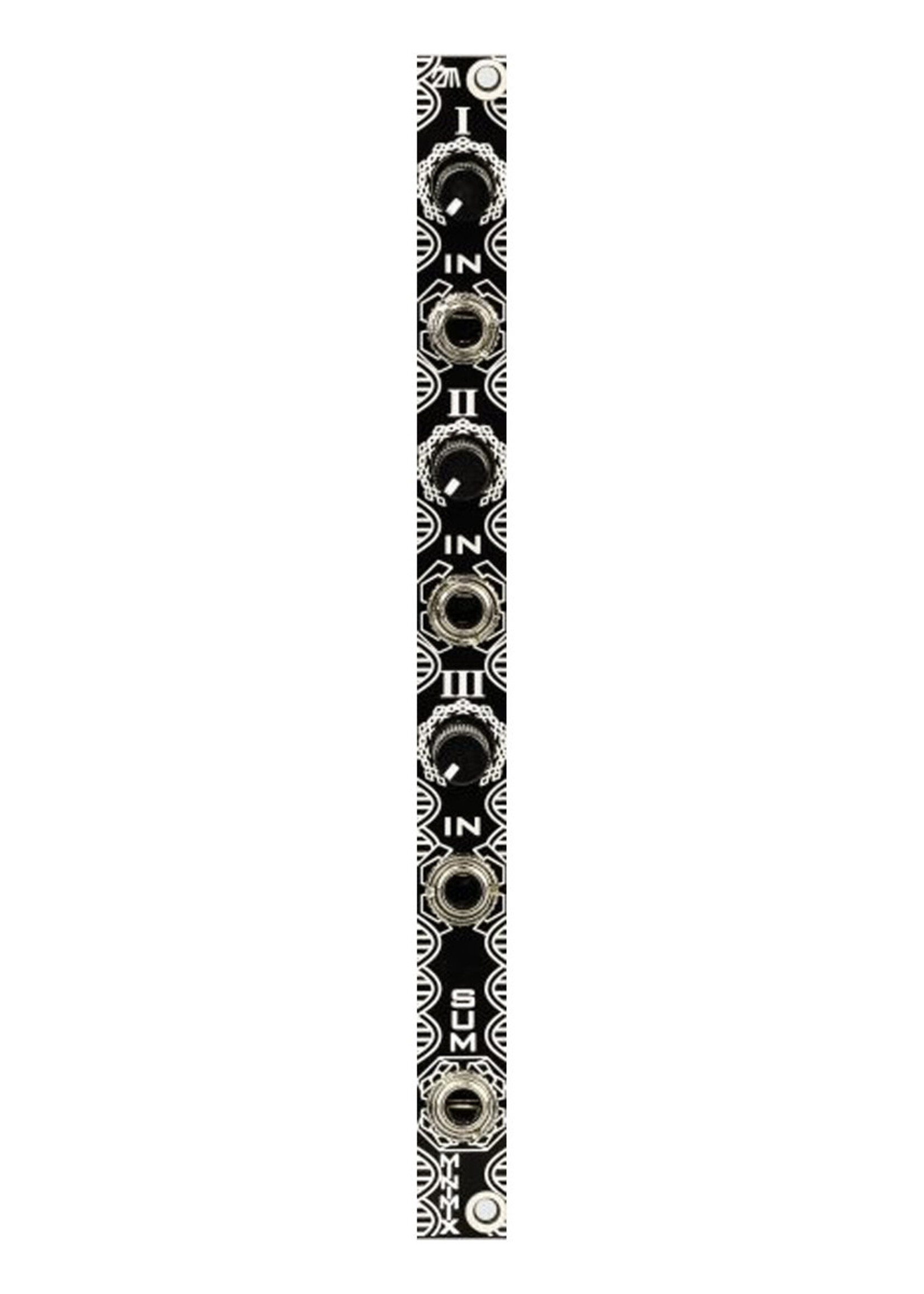 Zlob Modular Minimix Eurorack 3 Channel Mixer Module
