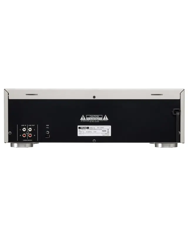 Teac W-1200 Double Cassette Deck Silver