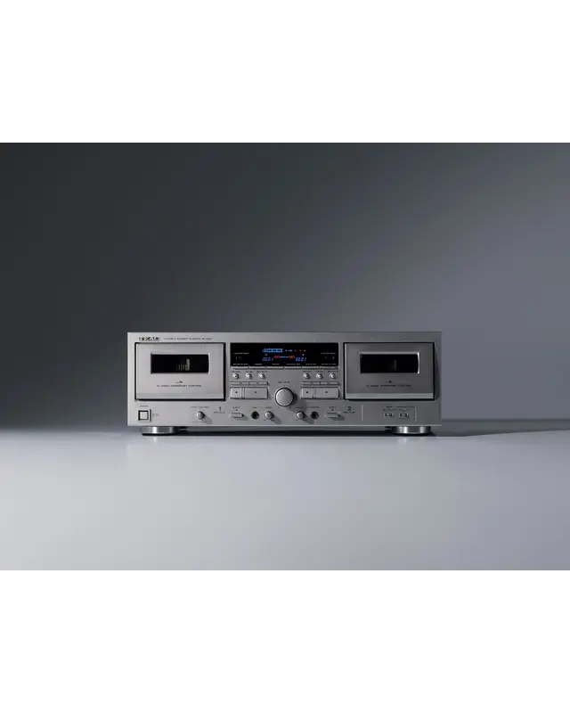 Teac W-1200 Double Cassette Deck Silver