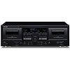 W-1200 Double Cassette Deck Black