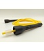 Springtouw.nl PVC springtouw 300cm 5mm - short handle - verstelbaar - Yellow