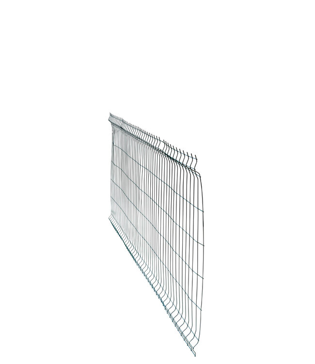 Garmix Clôture à barre unique vert 120cm hauteur 250cm large
