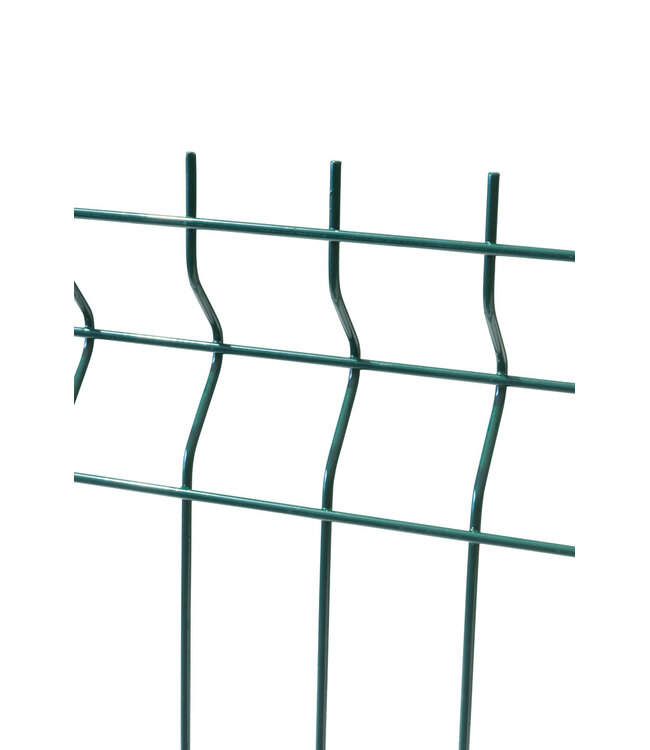 Garmix Clôture à barre unique vert 120cm hauteur 250cm large