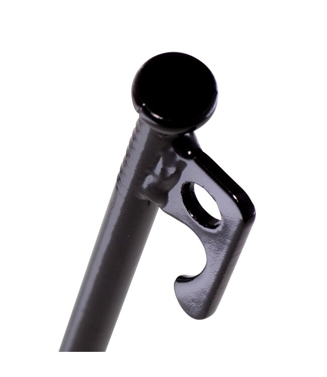 Garmix 8x Piquet de tente 9mm 30cm Noir
