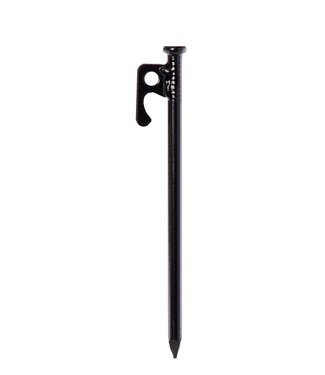 Garmix 8x Piquet de tente 9mm 20cm Noir