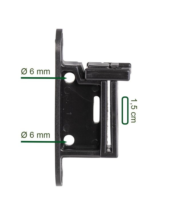 Kence Ruban isolateur 20 à 40mm clip Heavy Duty, 100 pièces