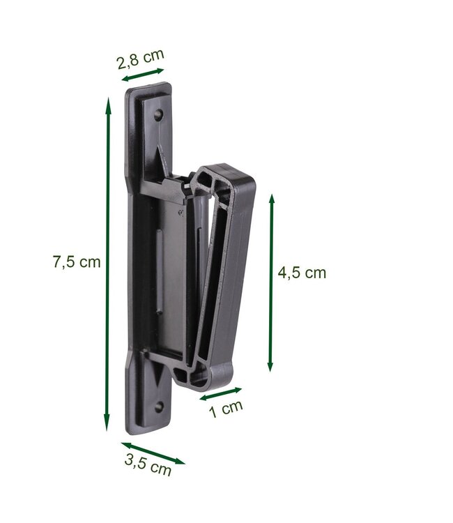 Kence Ruban Isolateur 20 à 40mm clip, 100 pièces