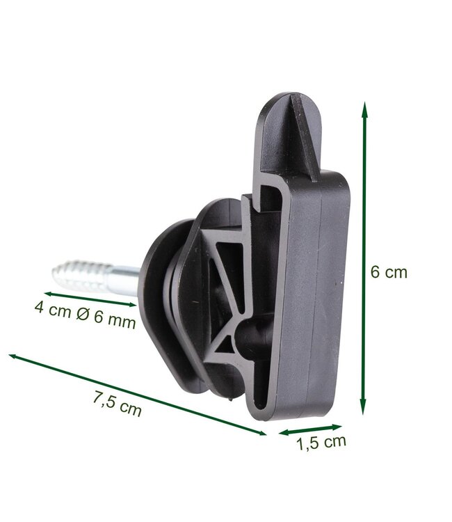 Kence Ruban Isolateur 20 à 40mm avec vis, 25 pièces