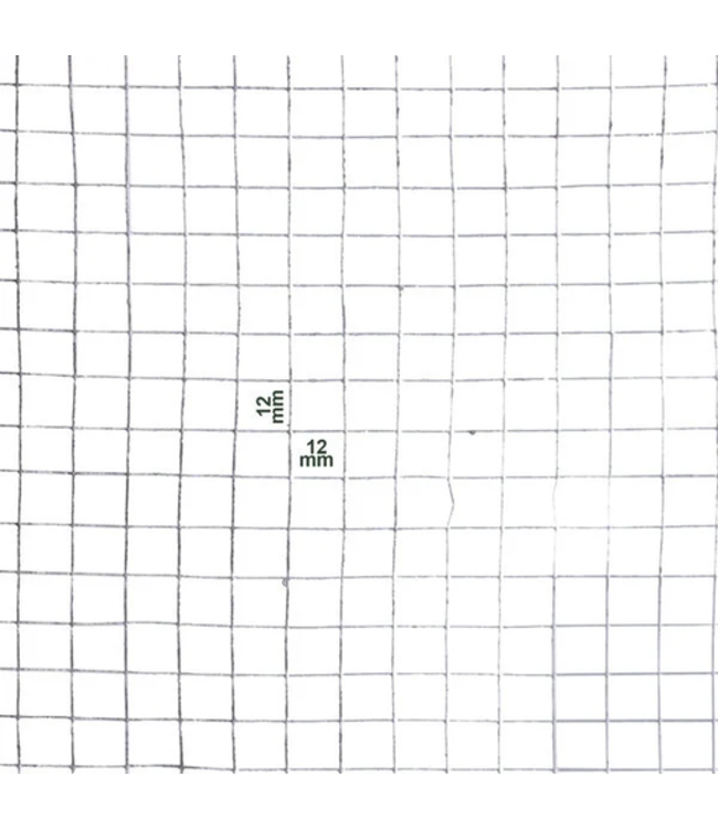 Garmix Grille pour volière 12 x 12mm 0,7mm 50cm x 10m Galvanisée