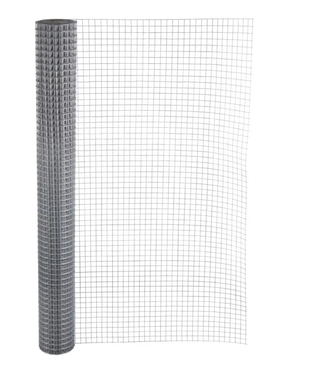 Garmix Grille pour volière 25 x 25mm 1,05mm 150cm x 12,5m Galvanisée
