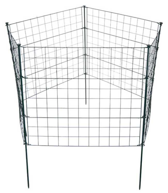 Garmix Evel grillage de jardin 11 pièces 71x71cm 6X6cm vert