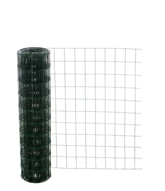 Garmix Grillage de jardin vert 100x75mm 100cm 2mm 25m