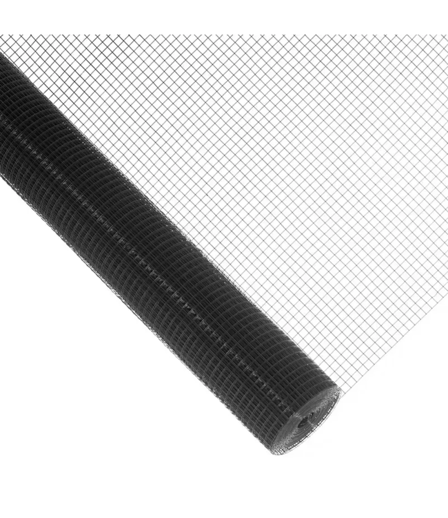 Garmix Grille pour volière 12 x 12mm 1,05mm 100cm x 10m noir