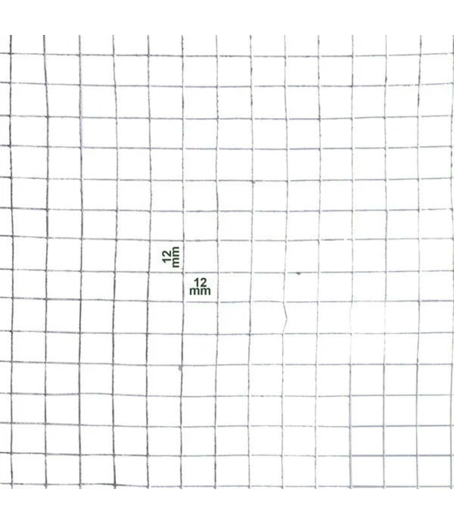 Garmix Grille pour volière 12mm/1.0mm/50cm/25m galvanisé