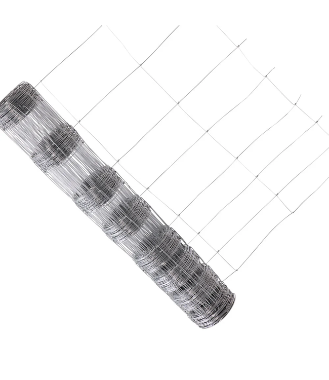 Garmix Grillage à mouton 2.00mm/1.80mm 100cm-8-30cm 50m Galvanisée