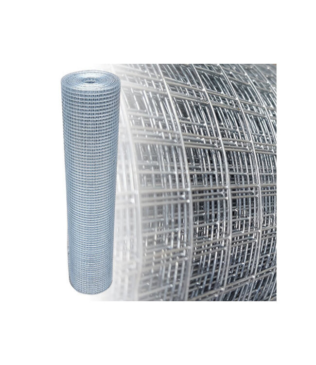 Garmix Grille pour volière 12x12mm 1,4mm 100cm x 5m galvanisé