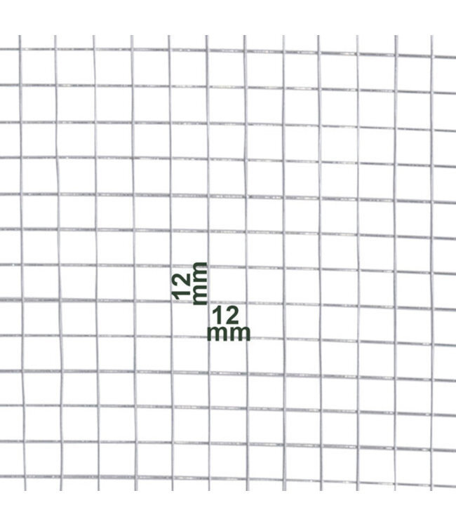 Kence Gaze de volière 12x12mm 0.80mm 100cm x 1m acier inoxydable