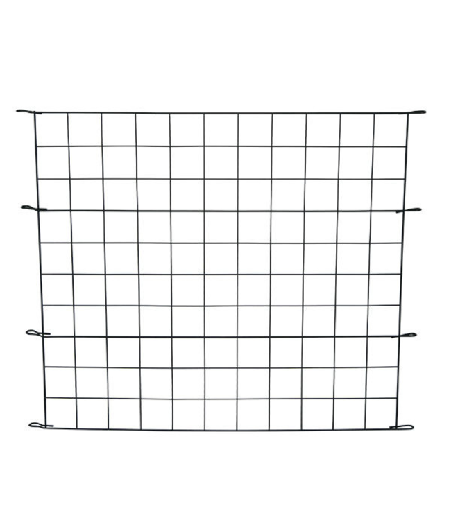 Garmix Evel grillage de jardin 11 pièces 71x71cm 6X6cm noir