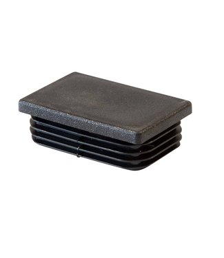 Garmix Cache noir pour Poteaux 60x40mm