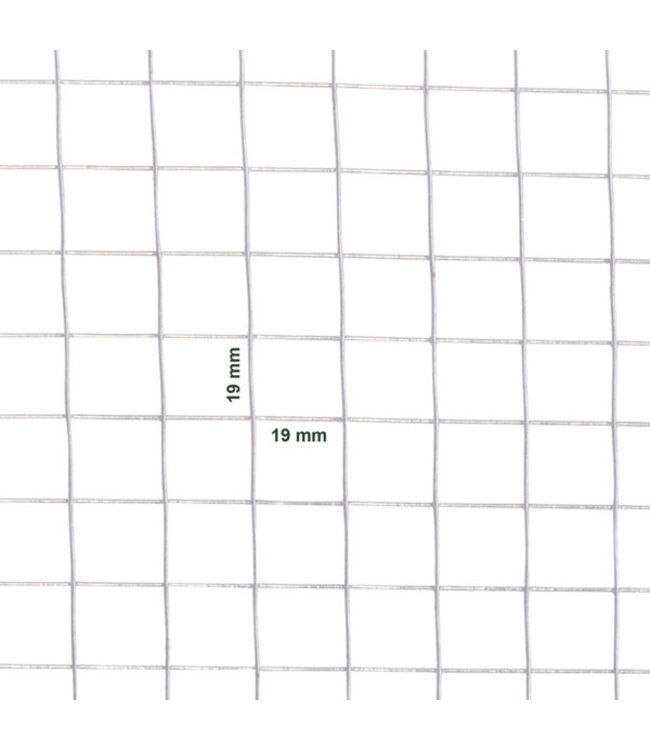 Kence Gaze de volière 19x19mm 1.50mm 100cm x 1m acier inoxydable (par mètre)