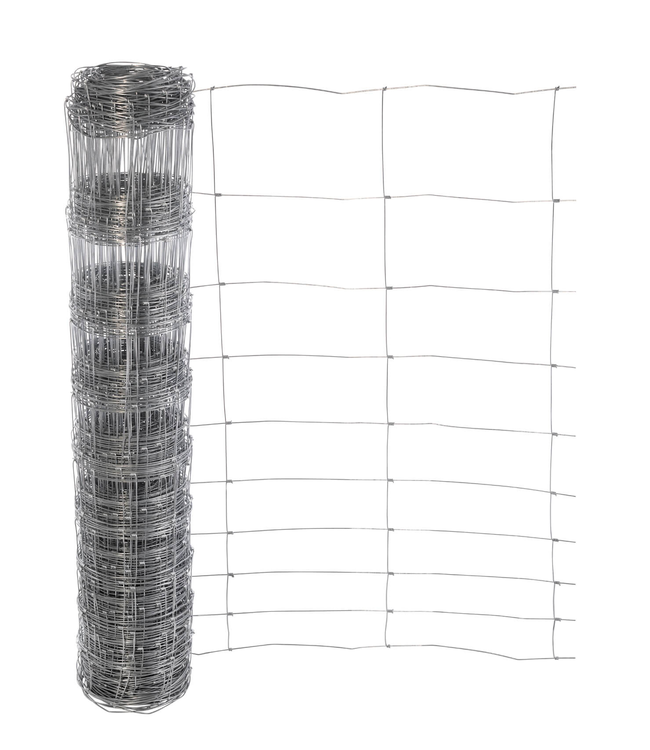 Kence Grillage à mouton 120cm 30cm 2.40/3.00mm 50m Galvanisé lourd
