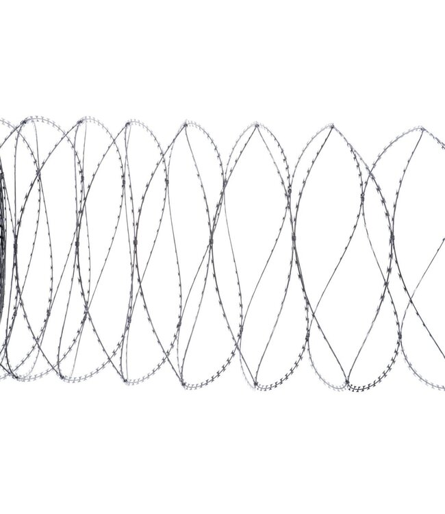 Garmix Fil barbelé rasoir 10m/73cm NATO Concertina Cro