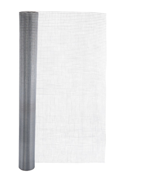 Garmix Gaze de volière 12x12mm 0.80mm 100cm x 25m acier inoxydable