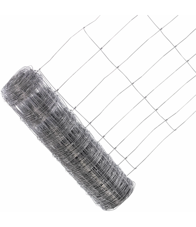 Kence Grillage à mouton 80cm 30cm 2.40/2.40mm 50m Galvanisé lourd