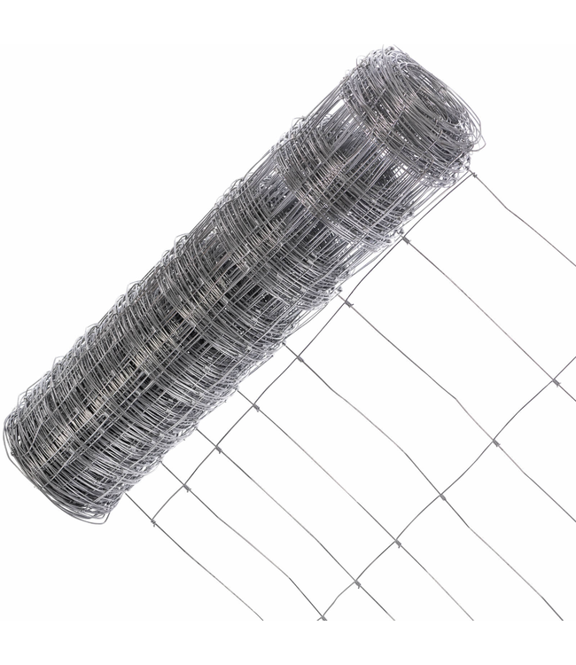 Kence Grillage à mouton 80cm 30cm 2.40/2.40mm 50m Galvanisé lourd