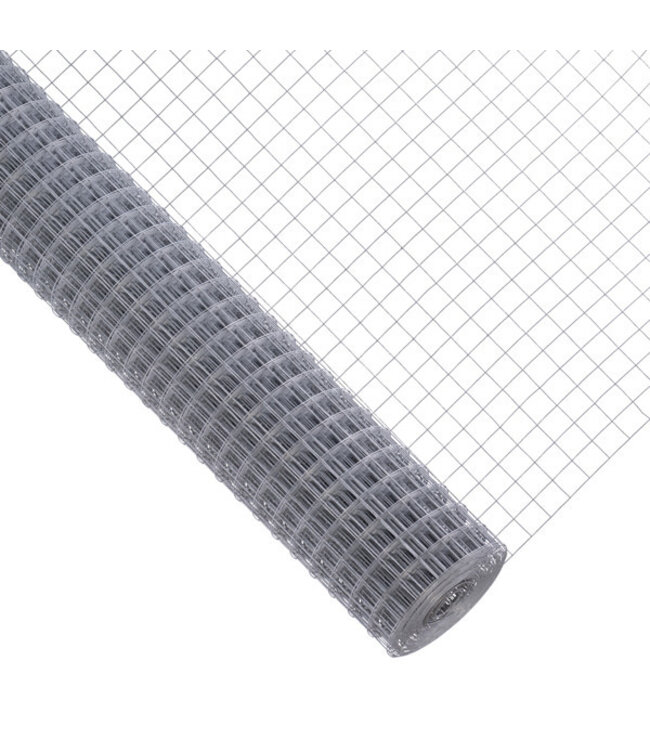 Garmix Grillage de vollière 25mm/1.0mm/100cm/10m Galvanisé