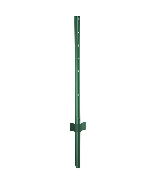 Garmix Poteaux en métal W Mesh 105cm vert, 11 pièces