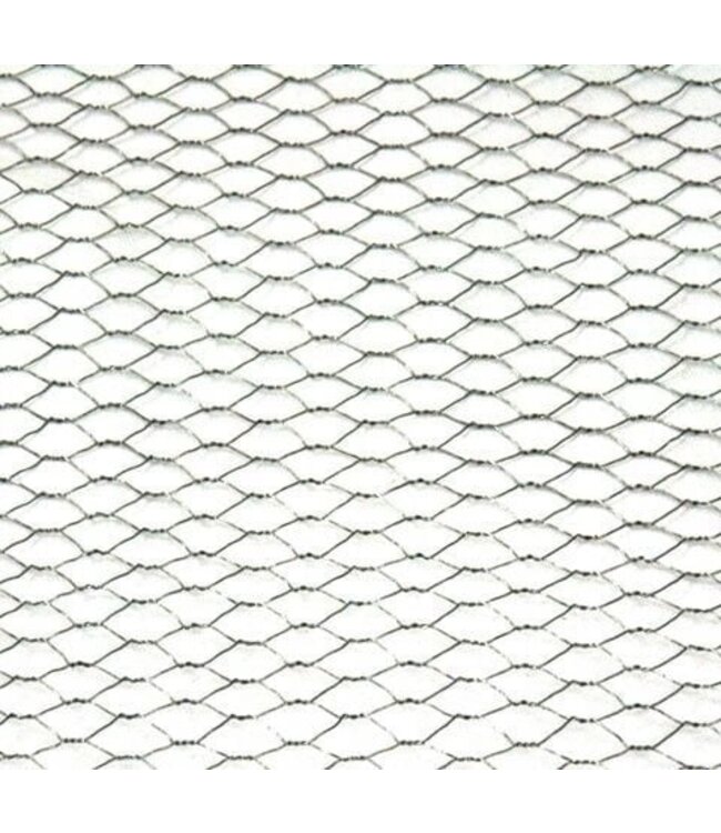 Garmix Grillage à poules 25mm 0,60mm 100cm x 25m galvanisé