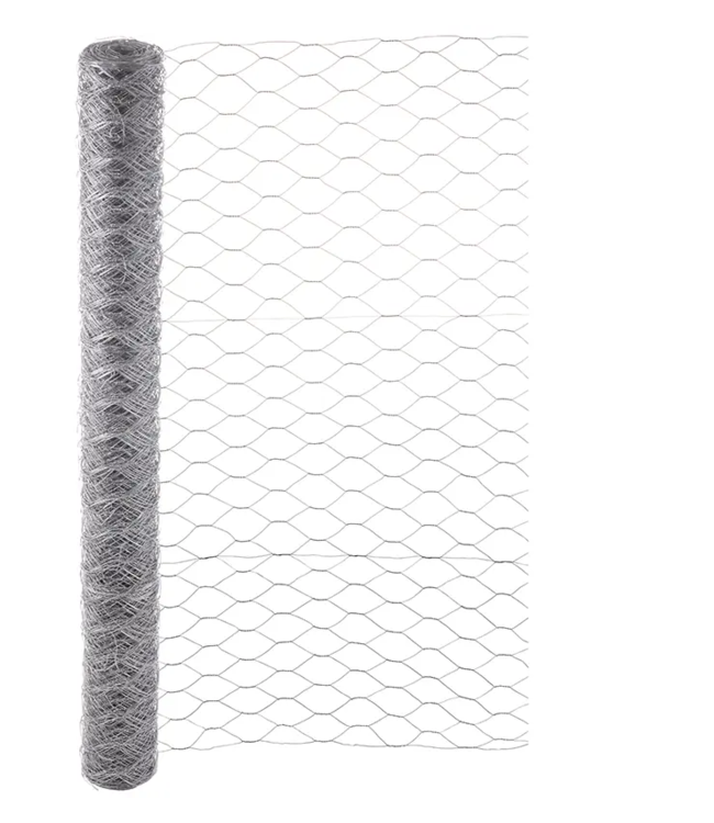 Garmix Grillage à poules 50mm 0,7mm 150cm x 25m galvanisé