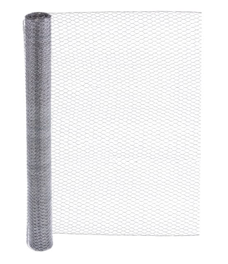 Garmix Grillage à poules 13x13mm 0,7mm 75cm 10m galvanisé Garmix Grillage à poules 13x13mm 0,7mm 75cm 10m galvanisé