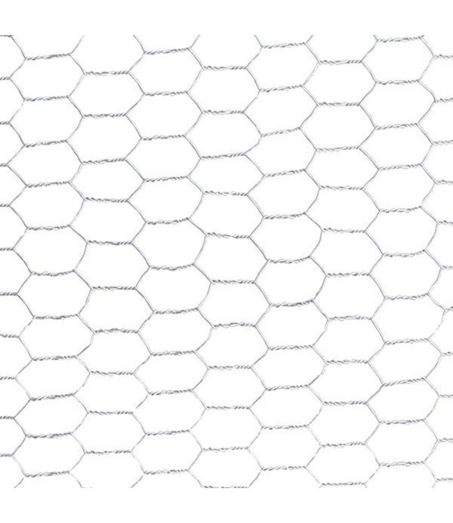 Garmix Grillage à poules rouleau 50m. 50cm. 13mm. 0,7mm galvanisée