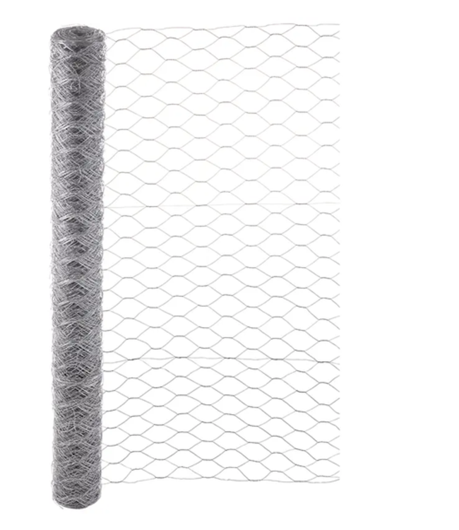 Garmix Grillage à poules 50mm 1mm 150cm x 50m Galvanisée