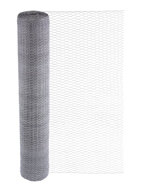 Garmix Grillage à poules rouleau 25m. 120cm. 13mm. 0,7mm galvanisée