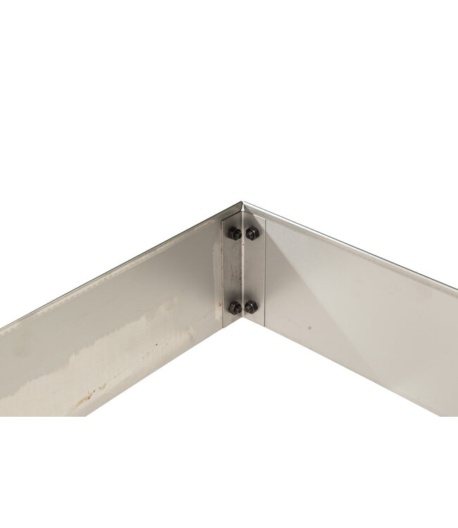 Garmix Joint d'angle en acier corten 14cm