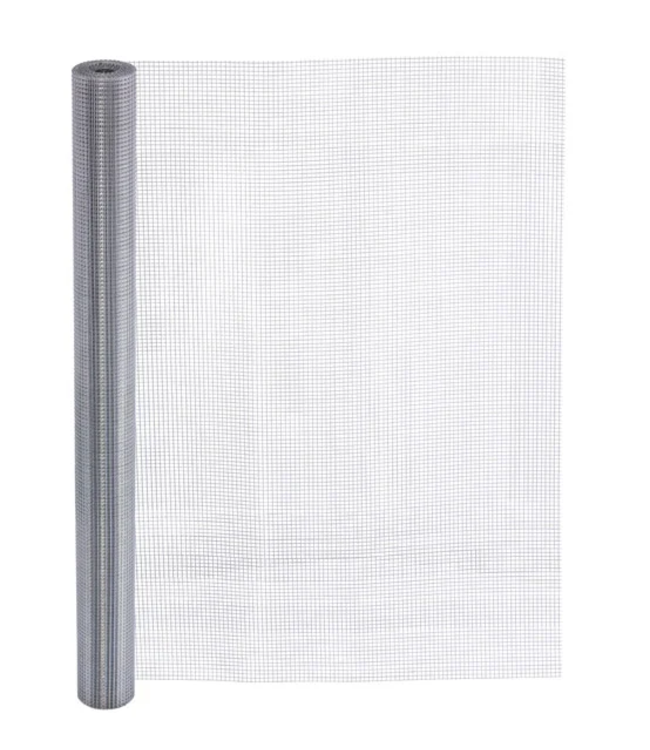 Garmix Grillage anti rongeur 6 x 6mm 0,65mm 100cm x 25m Galvanisée