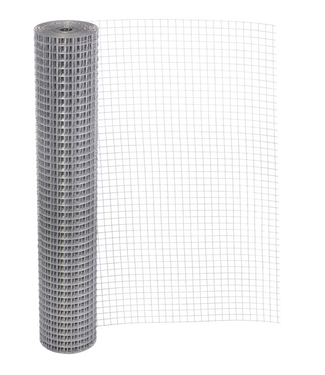 Garmix Grille pour volière 19 x 19mm 1mm 100cm x 25m Galvanisée