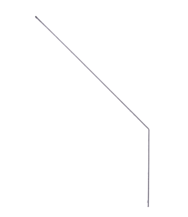 Garmix Porte Fil de fer barbelé incliné 5mm 30mm 570mm 280mm galvanisé