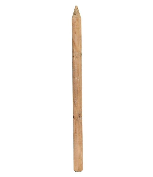 Bruin 250cm 10cm Gefreesde Ronde Palen Hout Geimpregneerd