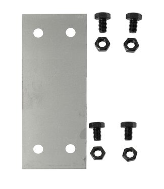 Garmix Plaque de raccordement de 19 cm pour bordures en acier Corten